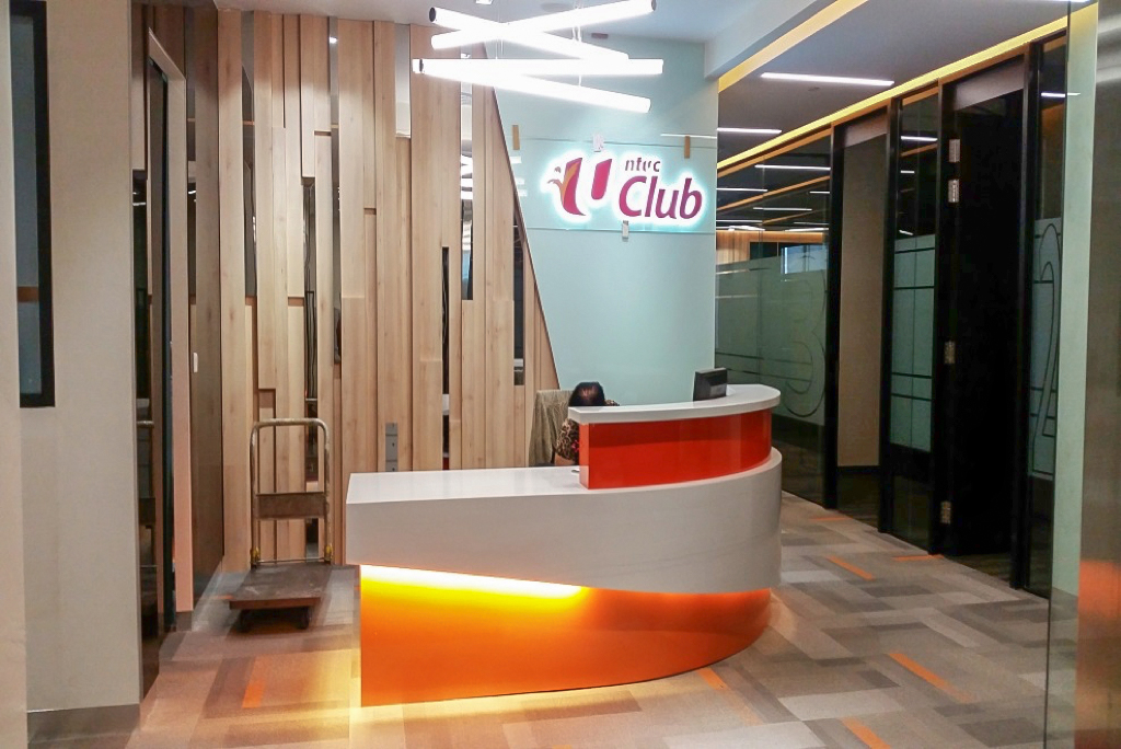 Commercial interior design_NTUC Club Corporate Office Singapore - 1